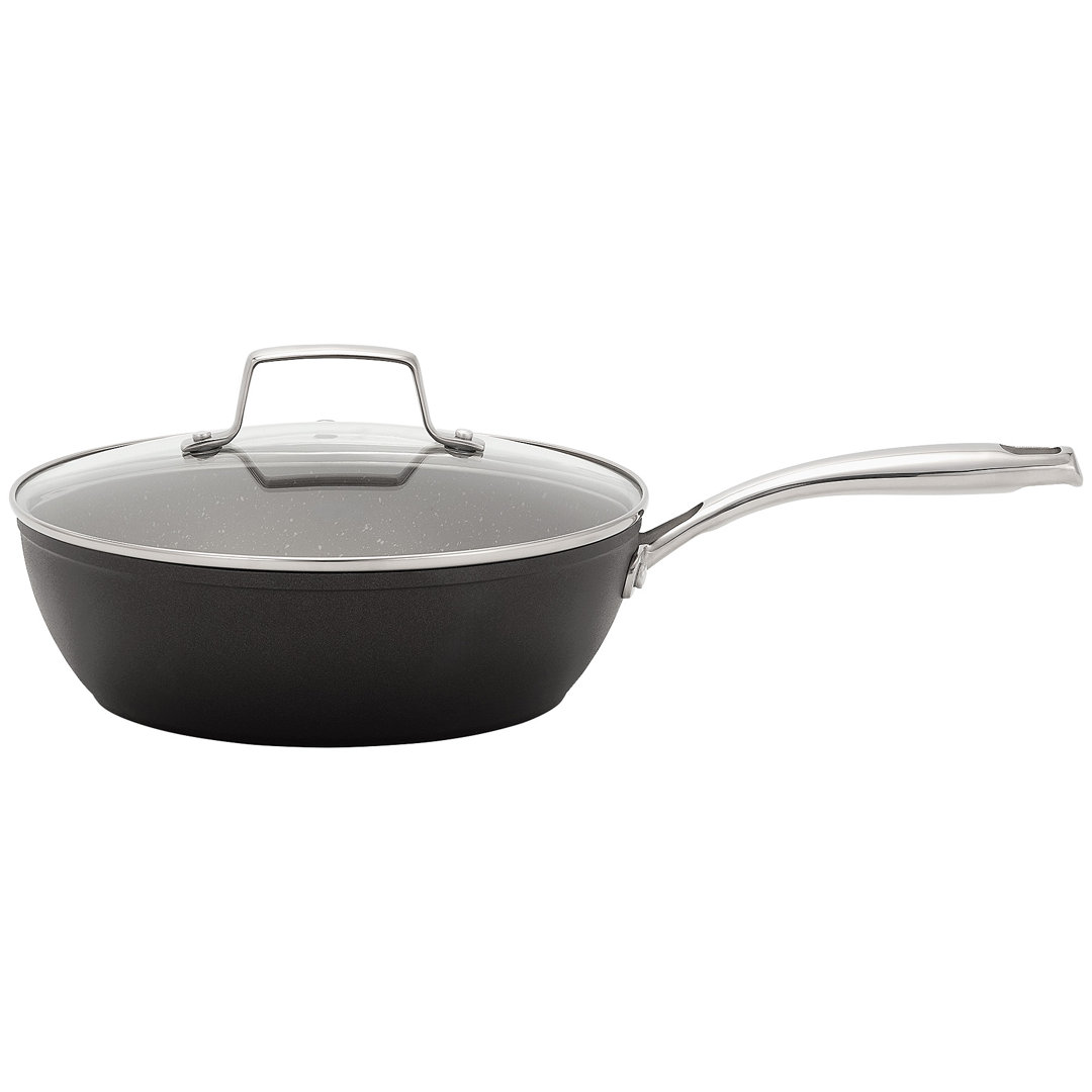 Stellar Rocktanium, 24cm Non-Stick Sauté Pan, Induction Ready Black
